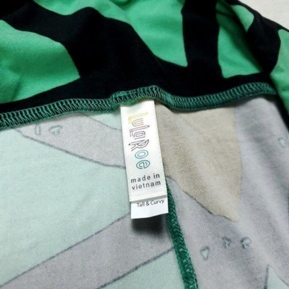 NWOT LulaRoe Tall & Curvy Leggings Womens Plus Size TC One Size Multicolor - Picture 5 of 5